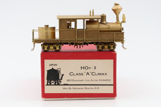 Nakamura Seimtsu K.K. HOn3 Scale Class A Climax Brass Steam engine