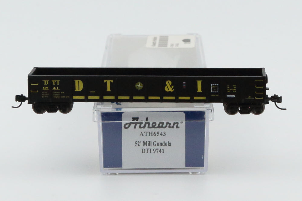 Athearn N Scale 52' Detroit Toledo & Ironton Gondola, #9741, ATH6543