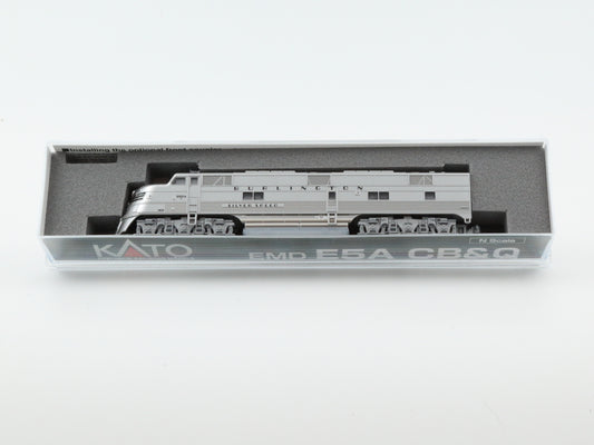 Kato N scale CB&Q E5A 9910A "Silver Speed",  #176-5401