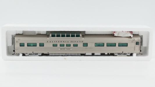 Broadway Limited California Zephyr Dome WP Silver Sage, w/Conductor window, #814, BLI 1499