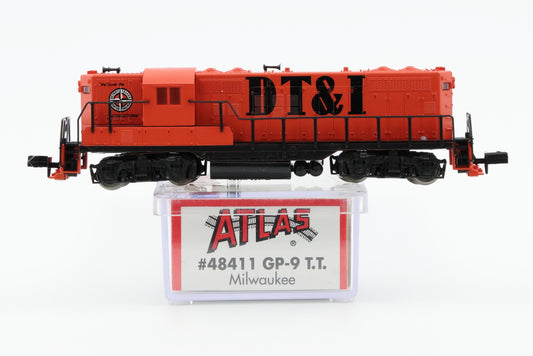 Atlas N scale DT&I, Detroit, Toledo, and Ironton GP9, Ph. 2, no number