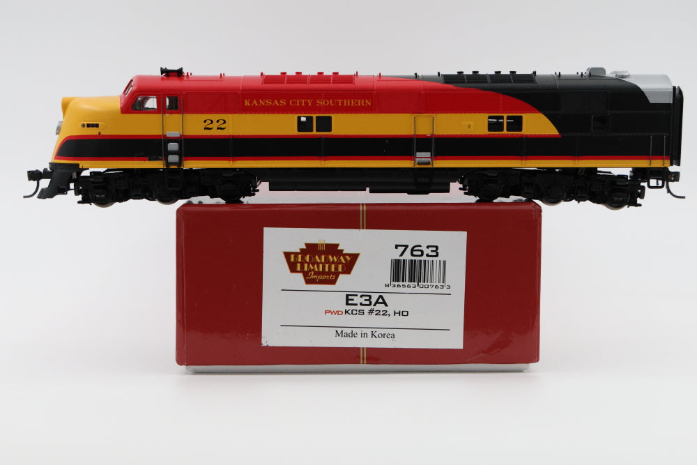 Broadway Limited Kansas City Southern E3A #22, DCC with Sound, #763