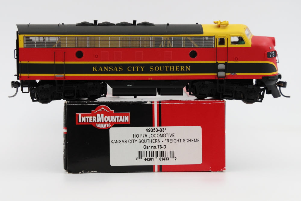 Intermountain Kansas City Southern F7A #73A, Freight Scheme, DC and DCC, Non sound, #49053-03*