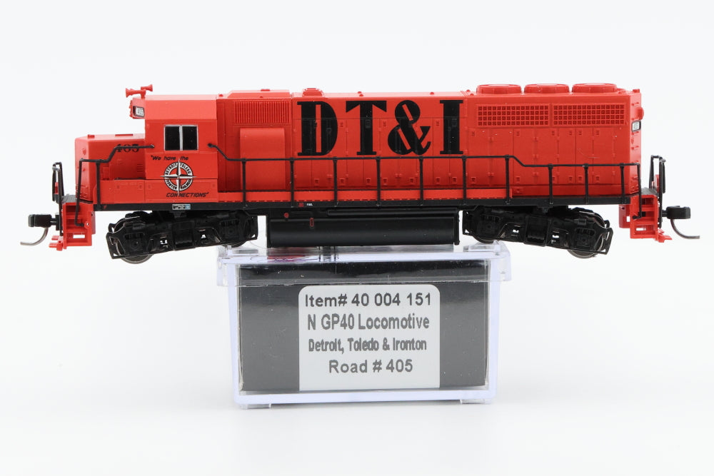 Atlas N scale Master Line line DT&I, Detroit, Toledo, and Ironton GP40 405, #40 004 151