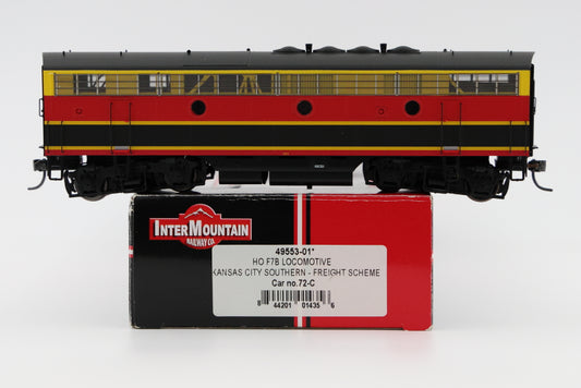 Intermountain Kansas City Southern F7B #72C, Freight Scheme, DC and DCC, Non sound, #49553-01*