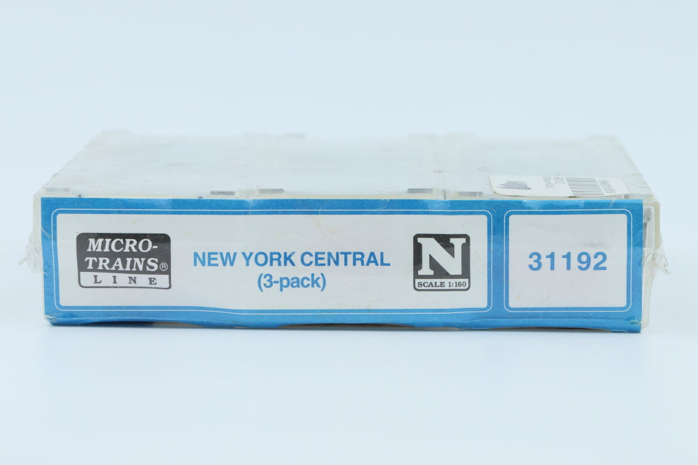 Micro Trains Line New York Central RR, 3 pack, 50ft box cars, 31192