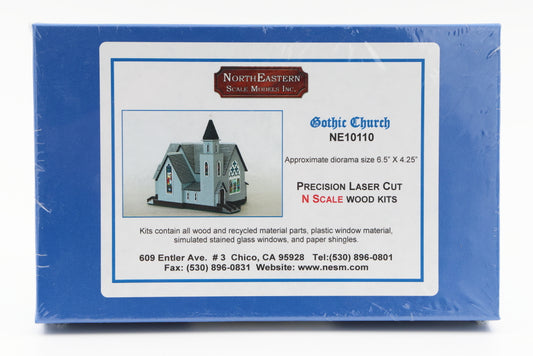 Northeastern Scale Models Inc. Gothic Church NE 10110, Laser Cut Kit