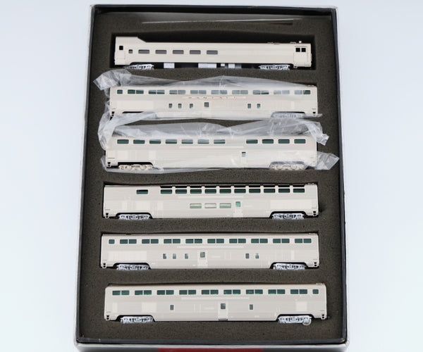 Hallmark Models, N scale, Santa Fe High level Cars, Six Car set for El ...