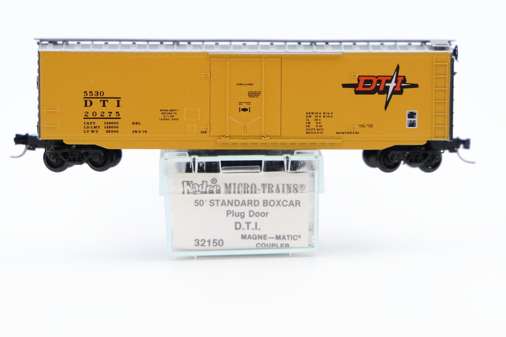 Micro Trains Line Detroit, Toledo and Ironton, 50ft Standard box car, Plug Door, #20275, 32150