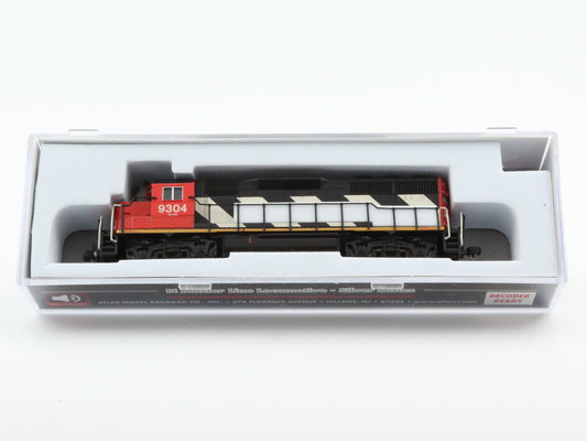 Atlas N scale CN GP40 9304 Master Line Silver Series 40 004 164