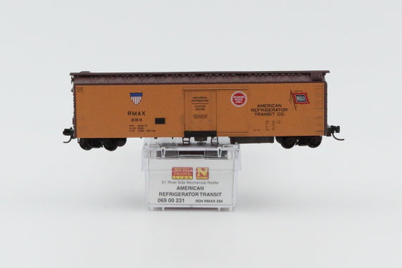 Micro Trains Line American Refrigerator Transit (MP-Wabash) 51ft Rivet side Mechanical Reefer, RMAX 284, 069 00 231